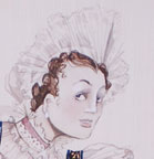 The Merry Widow - Costume design for Olga 